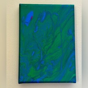 Original Abstract Painting ‘Feed Me’ 5x7